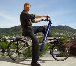 Geir on Rowbike